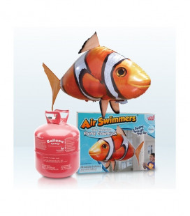 Air Swimmers RC Pesce Pagliaccio + Bombola di elio LARGE