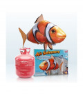 Air Swimmers RC Pesce Pagliaccio + Bombola di elio LARGE