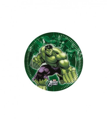 Avengers Assemble - Piatto 20 cm - 8 pezzi