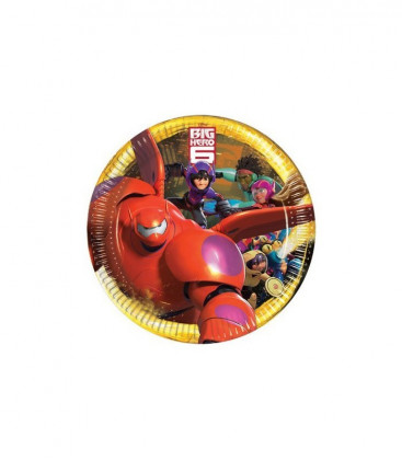 Big Hero 6 - Piatto 23cm - 8 pezzi