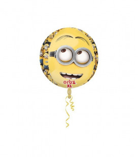 Minions - Pallone foil Orbz - Ø 40 cm 