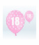 Palloncini 18° compleanno Rosa - Ø 30 cm - confezione da 25