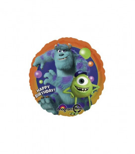 Monsters University - Happy Birthday Foil - Ø 42 cm