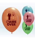 Palloncini metal Assortiti "Game Over" - Ø 27 cm - conf da 50