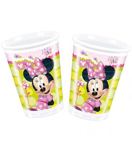Minnie - Bicchiere Plastica 200ml - 8 pezzi