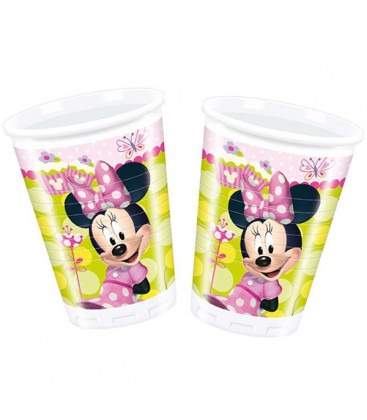 Minnie - Bicchiere Plastica 200ml - 8 pezzi