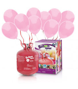 Kit Elio LARGE + 50 palloncini rosa - Ø 23 cm