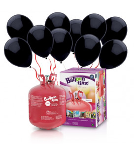 Kit Elio LARGE + 50 palloncini neri - Ø 23 cm