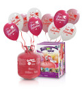 Kit Elio LARGE + 30 palloncini assortiti San Valentino - Ø 30 cm