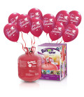 Kit Elio LARGE + 30 palloncini San Valentino rossi - Ø 30 cm