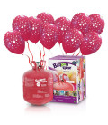 Kit Elio LARGE + 30 palloncini rossi globo cuori - Ø 30 cm