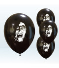 Kit Elio LARGE + 30 palloncini assortiti Halloween - Ø 27 cm