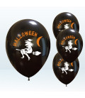 Kit Elio LARGE + 30 palloncini assortiti Halloween - Ø 27 cm