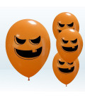 Kit Elio LARGE + 30 palloncini assortiti Halloween - Ø 27 cm