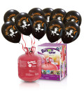 Kit Elio LARGE + 30 palloncini Strega - Ø 27 cm