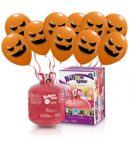 Kit Elio LARGE + 30 palloncini Zucca - Ø 27 cm