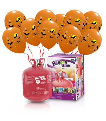 Kit Elio LARGE + 30 palloncini Pipistrelli - Ø 27 cm