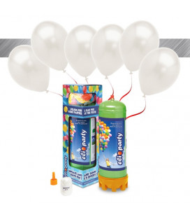 Kit Elio MEDIUM + 16 palloncini metallizzati avorio - Ø 27 cm