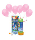 Kit Elio MEDIUM + 30 palloncini rosa - Ø 23 cm