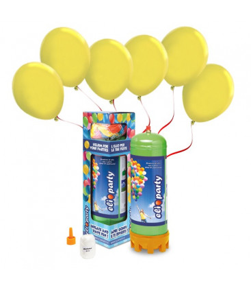 Kit Elio MEDIUM + 30 palloncini gialli - Ø 23 cm