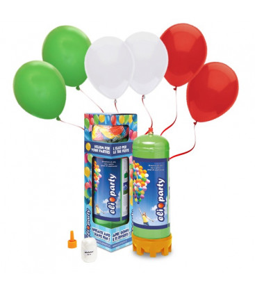 Kit Elio MEDIUM + 30 palloncini Italia - Ø 23 cm