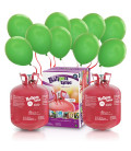 Kit Elio X-LARGE + 100 palloncini verdi - Ø 23 cm