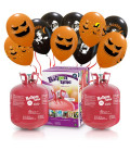 Kit Elio X-LARGE + 60 palloncini assortiti Halloween - Ø 27 cm