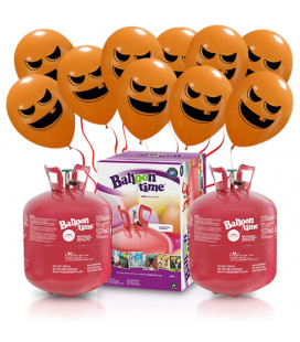 Kit Elio X-LARGE + 60 palloncini Zucca - Ø 27 cm