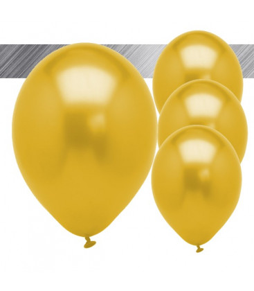 Palloncini Oro Metallizzati - Ø 27 cm - 50 pezzi 