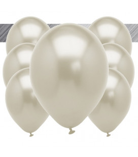 Palloncini Argento Metallizzati - Ø 27 cm - 100 pezzi