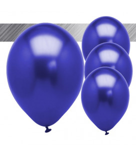 Palloncini Blu Metallizzati - Ø 27 cm - 25 pezzi