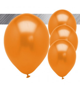 Palloncini Arancione Metallizzati - Ø 27 cm - 25 pezzi