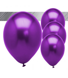 Palloncini Viola Metallizzati - Ø 27 cm - 50 pezzi