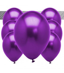 Palloncini Viola Metallizzati - Ø 27 cm - 50 pezzi