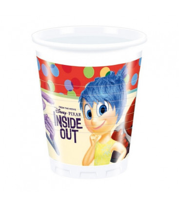 Inside Out - Bicchiere Plastica 200 ml - 8 pezzi