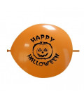 Palloncini link Halloween zucca - Ø 32 cm - 50 pezzi
