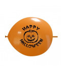 Palloncini link Halloween zucca - Ø 32 cm - 100 pezzi