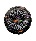 Palloncino ragnatela Halloween HeXL® - Ø 46 cm