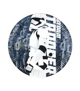 Star Wars - Il Risveglio della Forza - Piatti 20 cm - 8 pezzi