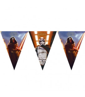Star Wars - Il Risveglio della Forza - Festone bandierine triangolari