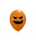 Palloncini Halloween Zucca cattiva - Ø 27 cm - 100 pezzi