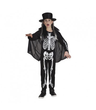 SCHELETRO - Costume Ragazzo Scheletro - 1 pezzo