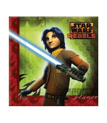 Star Wars Rebels - Tovaglioli 33x33 cm - 20 pezzi