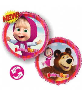 Masha e Orso - Pallone Foil - Ø 45 cm