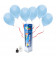 Kit Elio SMALL + 10 palloncini azzurri - Ø 23 cm
