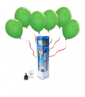 Kit Elio SMALL + 10 palloncini verdi - Ø 23 cm