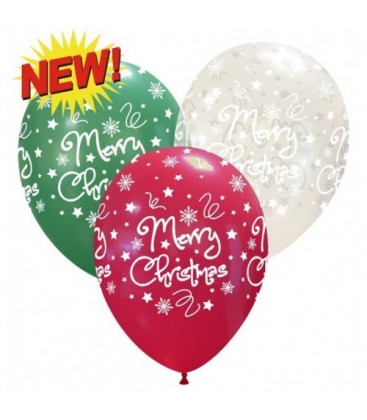 Palloncini assortiti Notte di Natale - Ø 30 cm - 50 pezzi