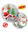 Babbo Natale, pupazzo e pinguini HeXL® - Ø 46 cm