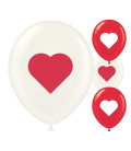 Palloncini Bicolor Cuore - Ø 30cm - 50 pezzi