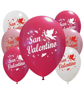 Palloncini assortiti San Valentino - Ø 30cm - 100 pezzi